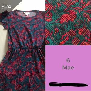 LuLaRoe Kids Mae Size 6. BNWT